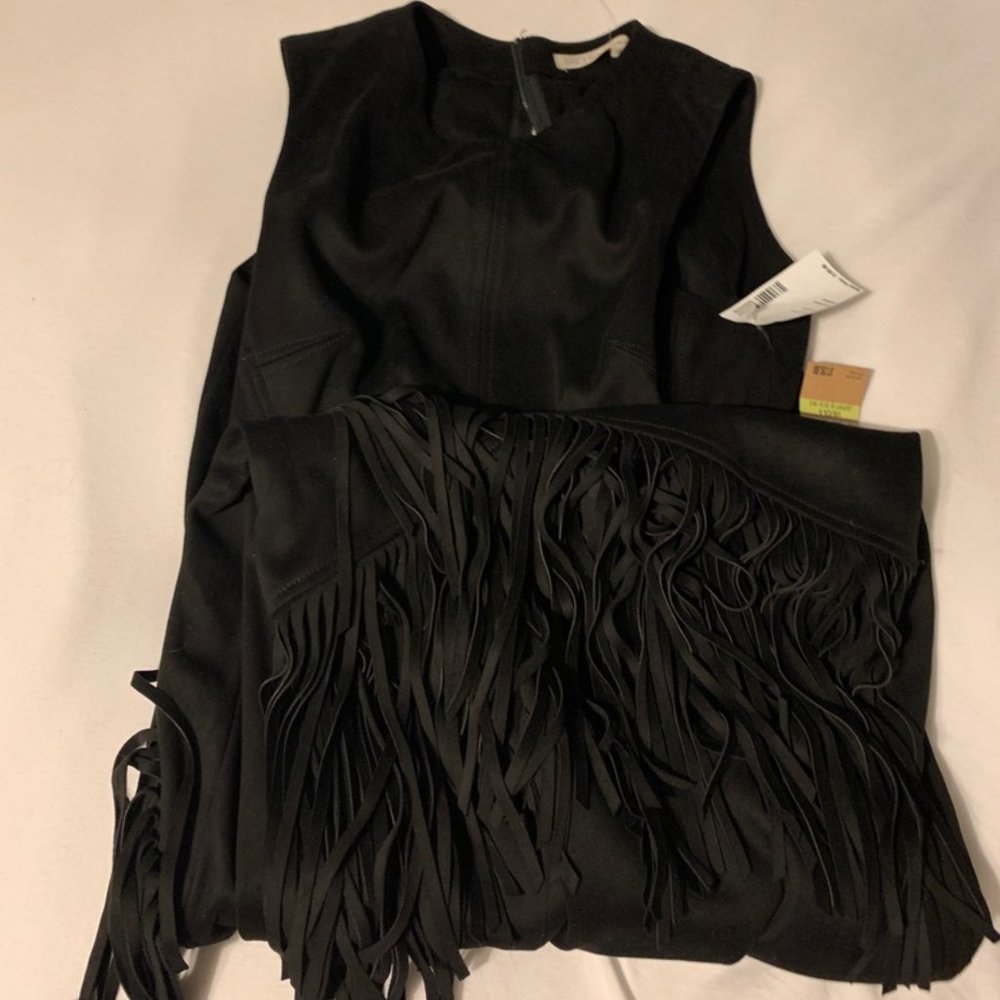 Rachel Roy - Black Fringe Dress NWT